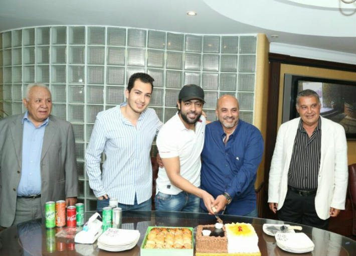 جلسة صلح تامر عاشور ومحسن جابر