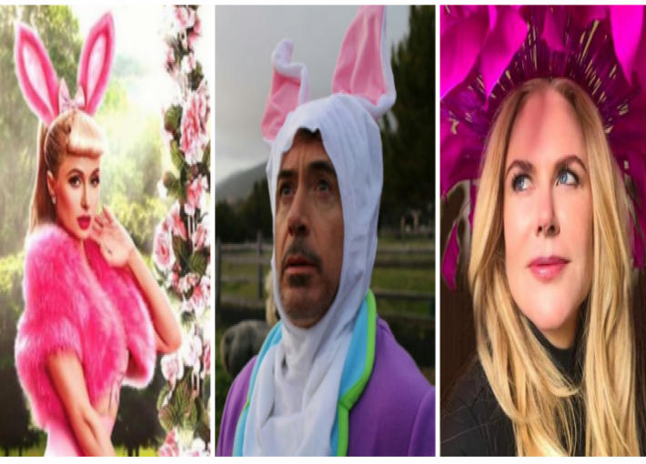 نيكول كيدمان وروبرت داوني جونيور وباريس هيلتون