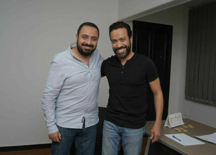 سامح حسين والمخرج مرقس عادل