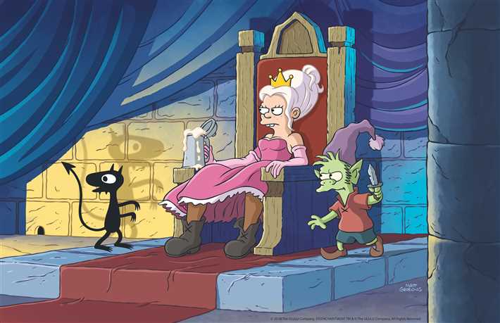 لقطة من مسلسل Disenchantment