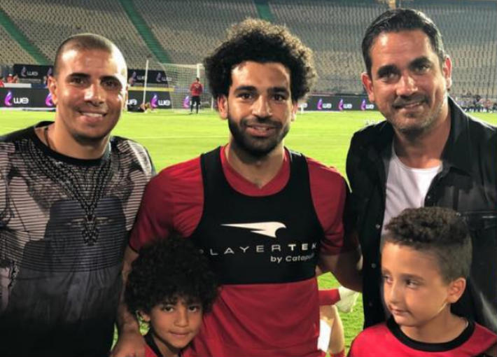 أمير كرارة مع محمد صلاح ومحمد زيدان