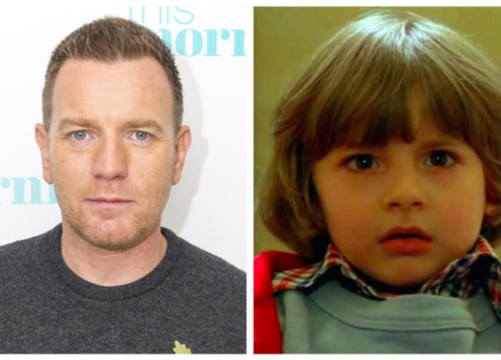 لقطة من فيلم the shining وإيوان ماكجريجور