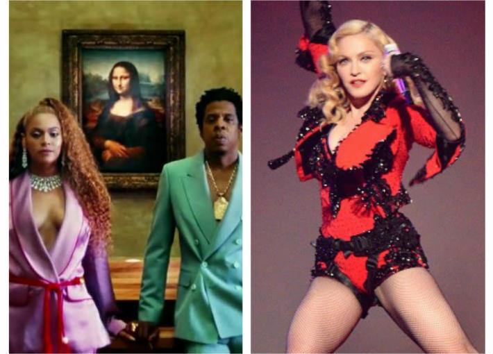 مادونا وبيونسيه وجاي زي