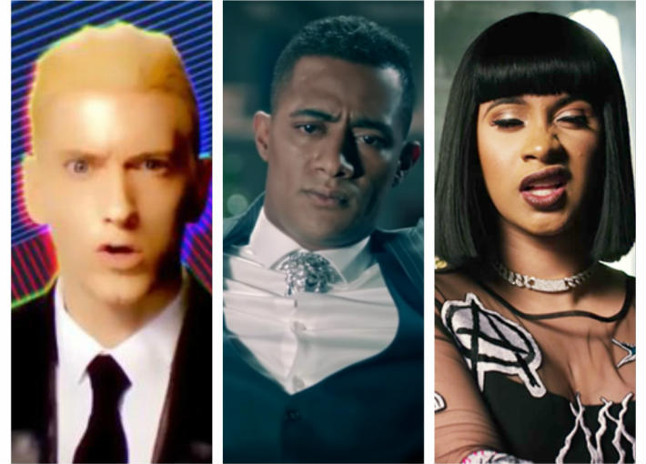 Number One,Rap God,Bodak Yellow