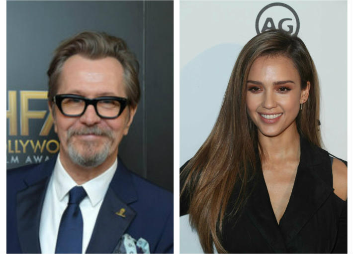 جيسيكا ألبا وجاري أولدمان