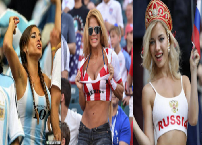 مشجعات روسيا 2018