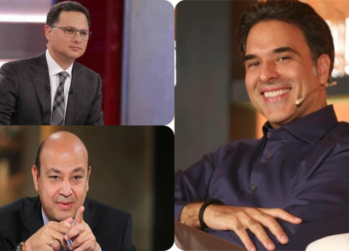 مازن حايك وشريف عامر وعمرو أديب