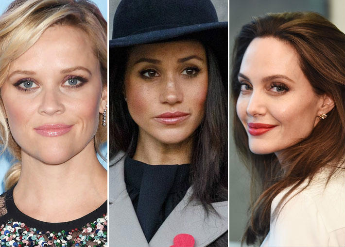 أنجلينا جولي وميجان ميركل وريس وذرسبون