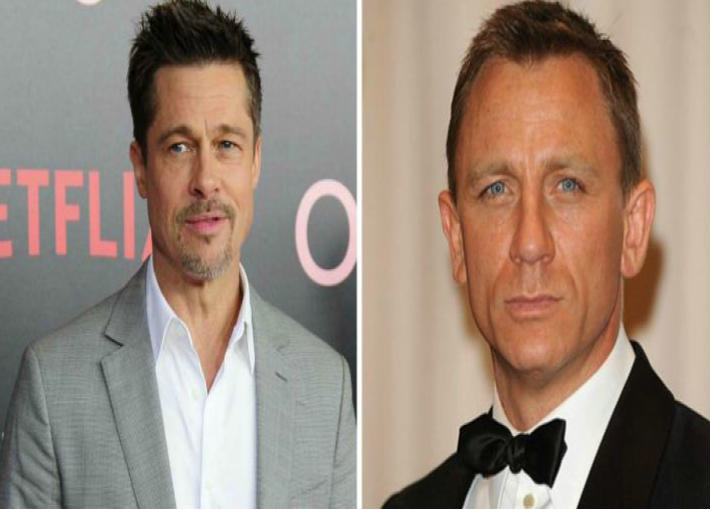 دانيال كريج وبراد بيت