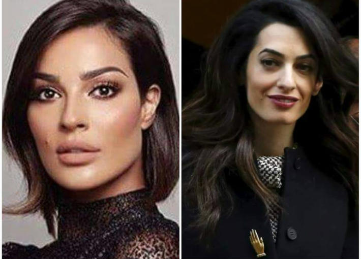 أمل علم الدين ونادين نجيم