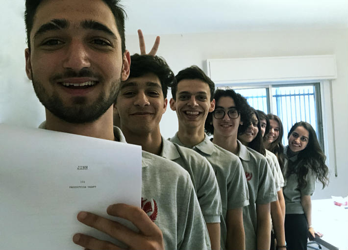 أبطال مسلسل "جن"