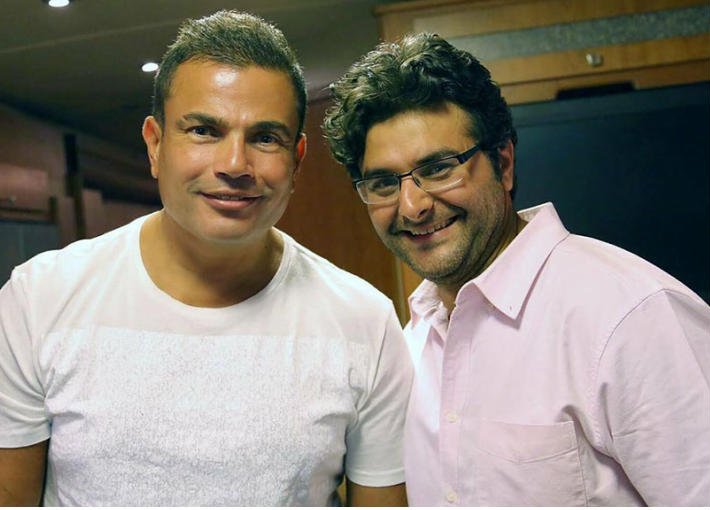 وليد منصور وعمرو دياب