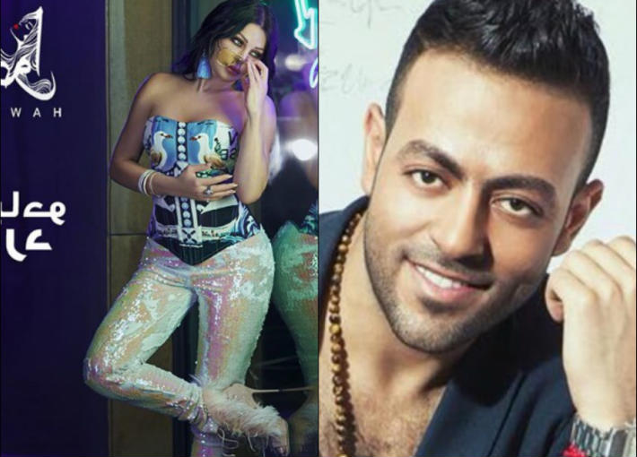 تامر عاشور وهيفاء وهبي