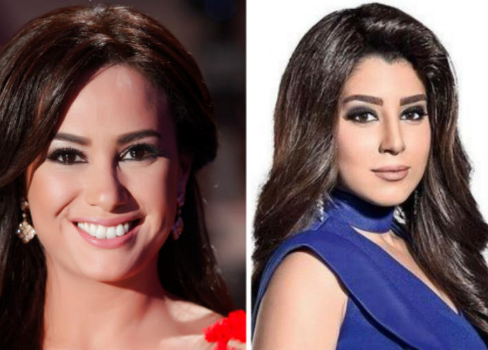 هند صبري وأيتن عامر