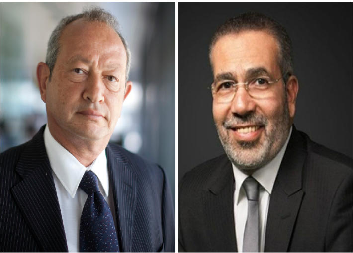 مدحت العدل ونجيب ساويرس