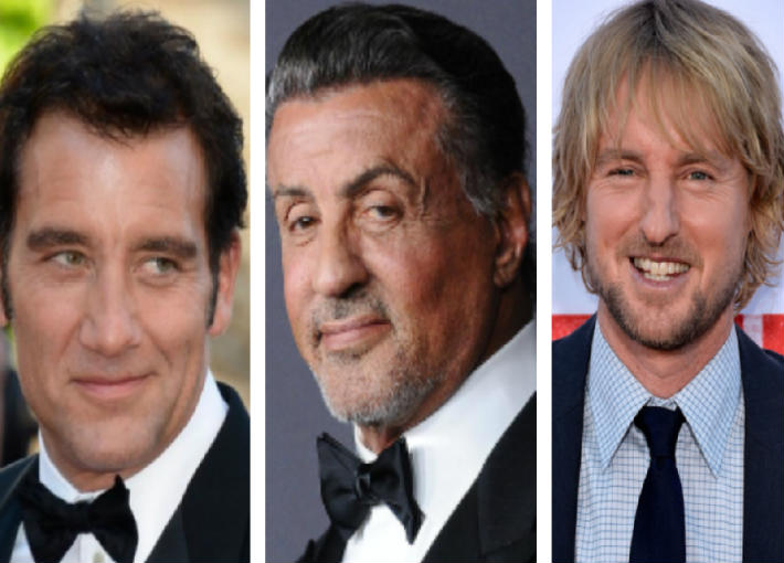 أوين ويلسون وسلفيستر ستالون وكليف أوين