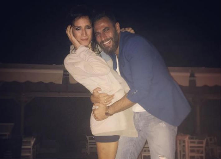 نيكولا معوض وخطيبته