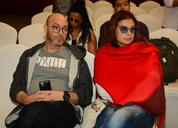 منال سلامة وعادل أديب