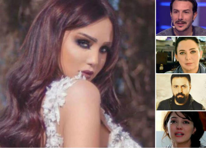 دينا هارون ومشاهير الفن السوري 