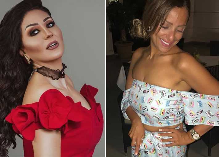 ريم البارودي ووفاء عامر