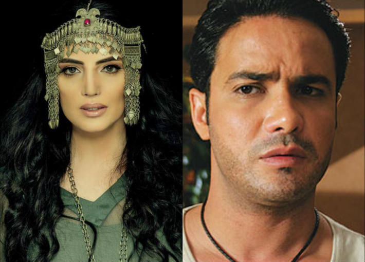 محمد رجب وحورية فرغلي