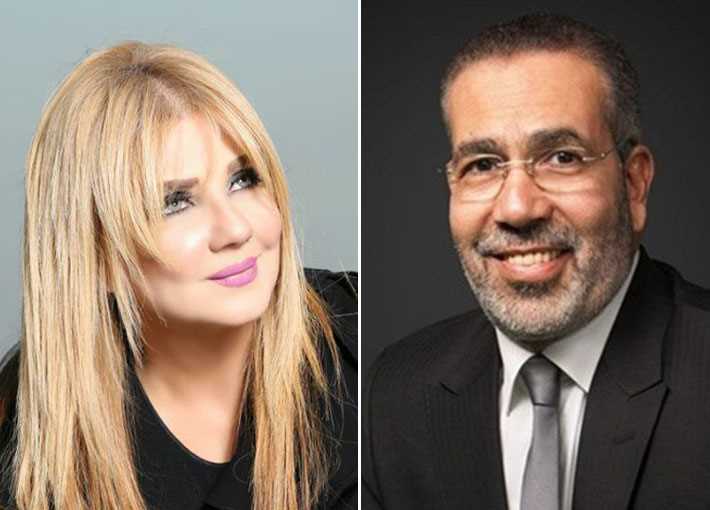 مدحت العدل وندى بسيوني