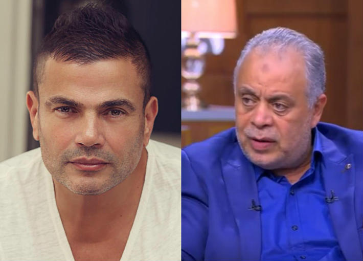 أشرف زكي وعمرو دياب