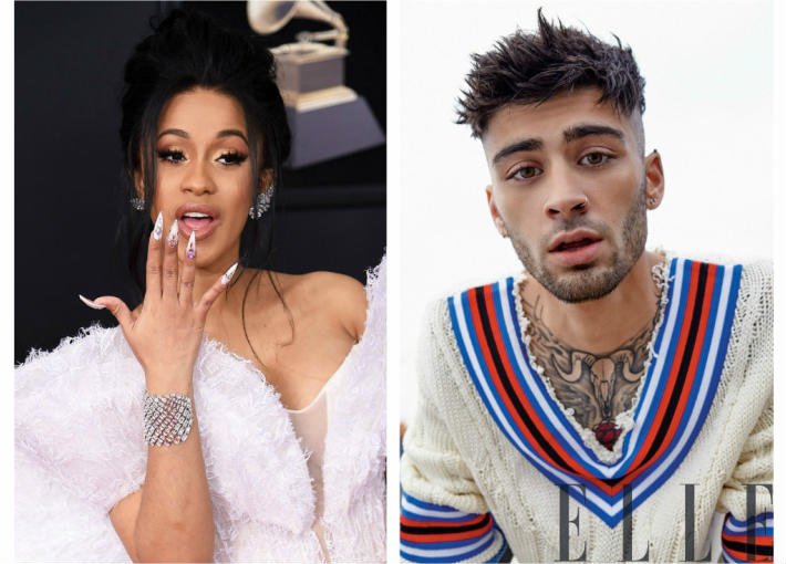 زين مالك وكاردي بي