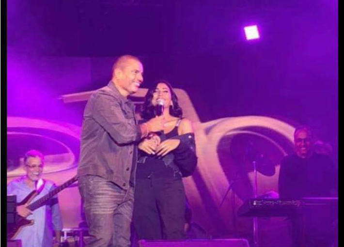 عمرو دياب ودينا الشربيني