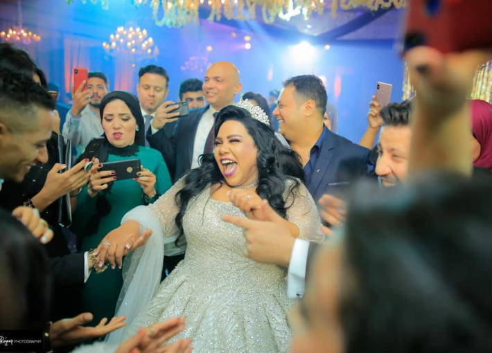 شيماء سيف في حفل زفافها