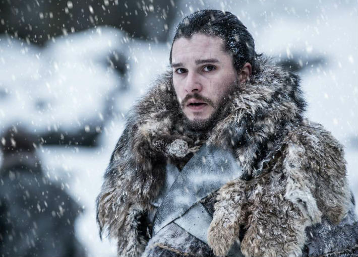 &quot;جون سنو&quot; في لقطة من Game Of Thrones