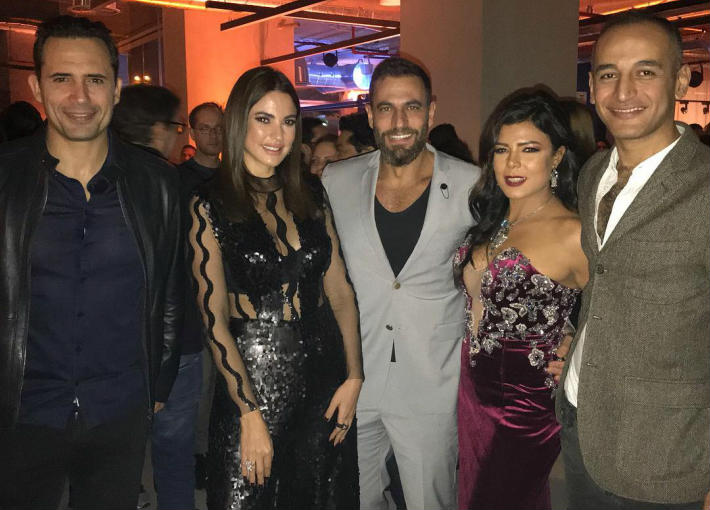 ناهد السباعي ودرة وظافر العابدين