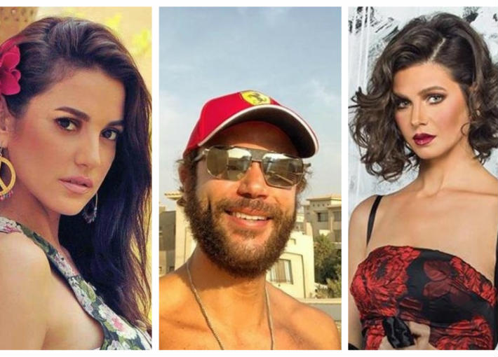 يسرا اللوزي ومحمد إمام ودرة