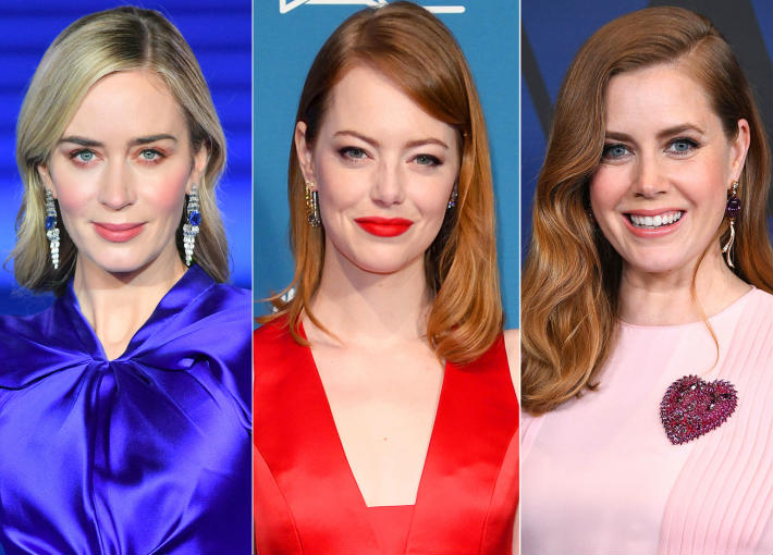 إيمي آدامز وإيما ستون وإيميلي بلانت