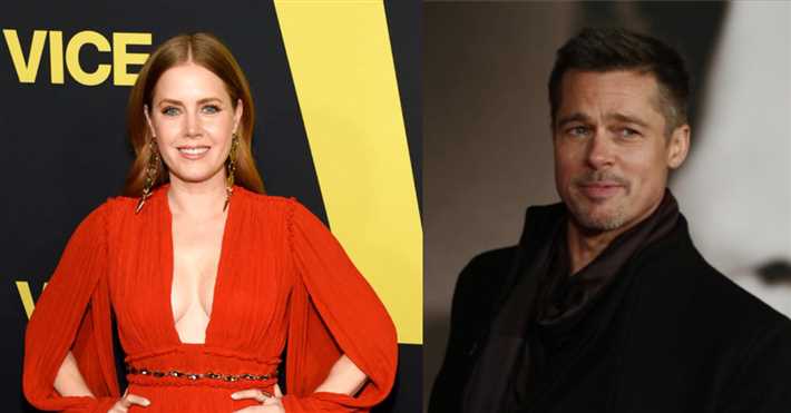 إيمي آدامز وبراد بيت