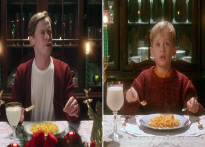 لقطتان من الفيلم والإعلان