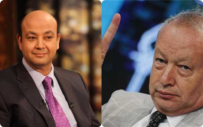 نجيب ساويرس وعمرو أديب