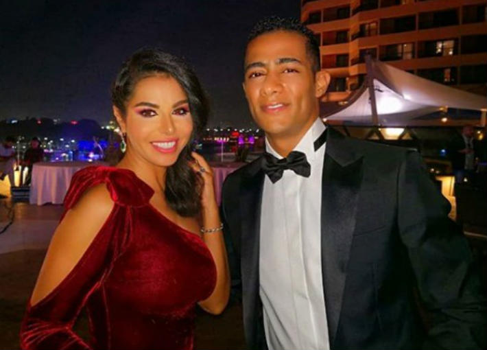 محمد رمضان ونسرين أمين