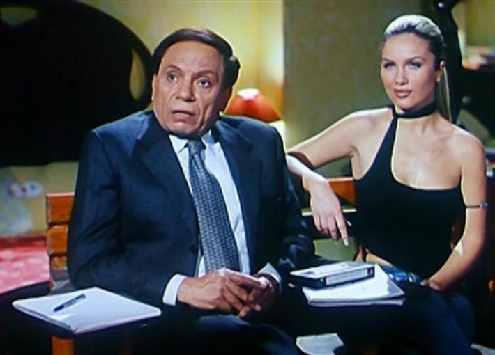 نيكول سابا وعادل إمام