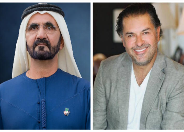 راغب علامة والشيخ محمد بن راشد آل مكتوم