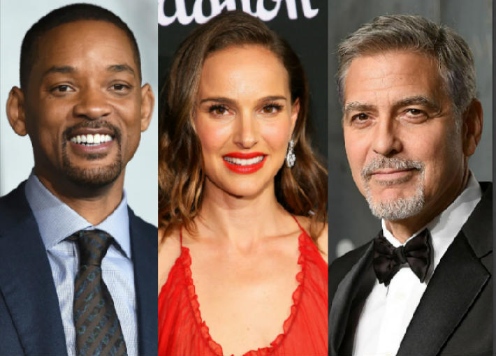 جورج كلوني وناتالي بورتمان وويل سميث