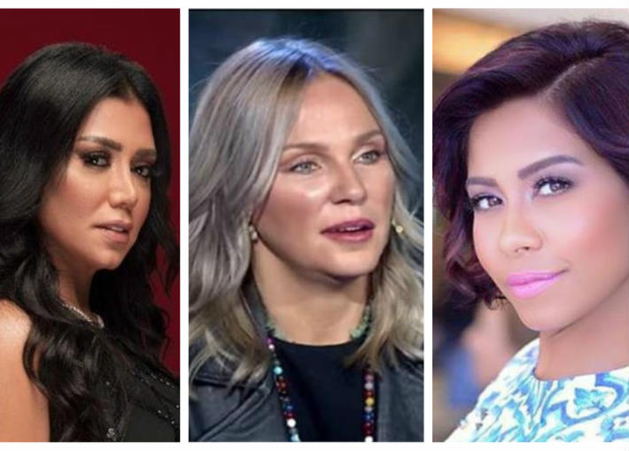 شيرين عبد الوهاب وشيرين رضا ورانيا يوسف