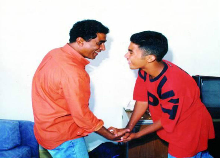 أحمد زكي وهيثم أحمد زكي