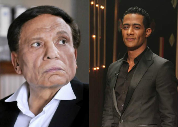 محمد رمضان وعادل إمام