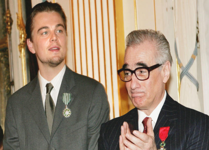 مارتن سكورسيزي وليوناردو ديكابريو