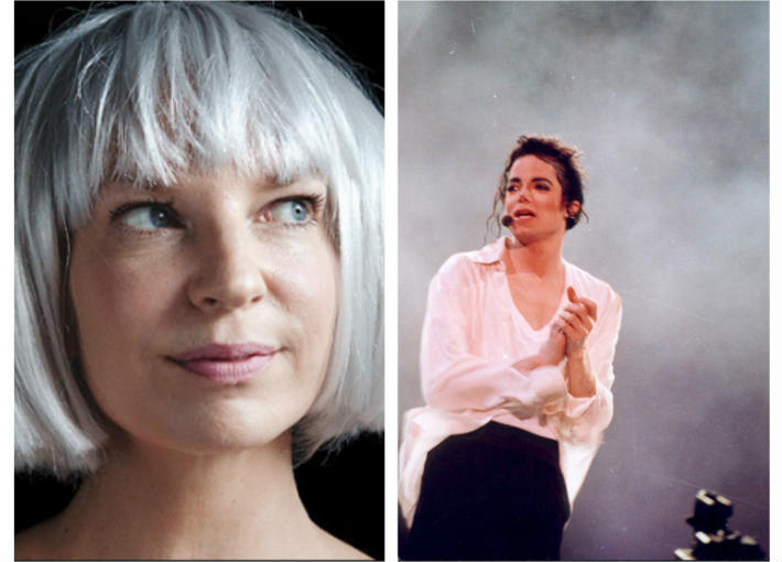 سيا ومايكل جاكسون