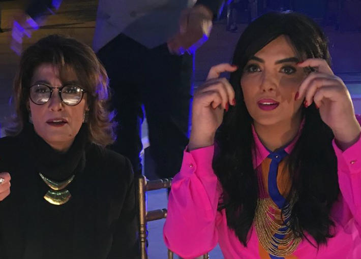 حورية فرغلي وسماح أنور