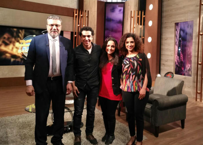 صورة من كواليس تصوير الحلقة