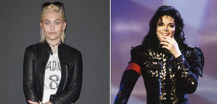 مايكل جاكسون وباريس جاكسون 