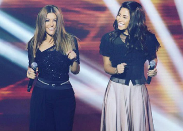 شيرين عبد الوهاب وسميرة سعيد